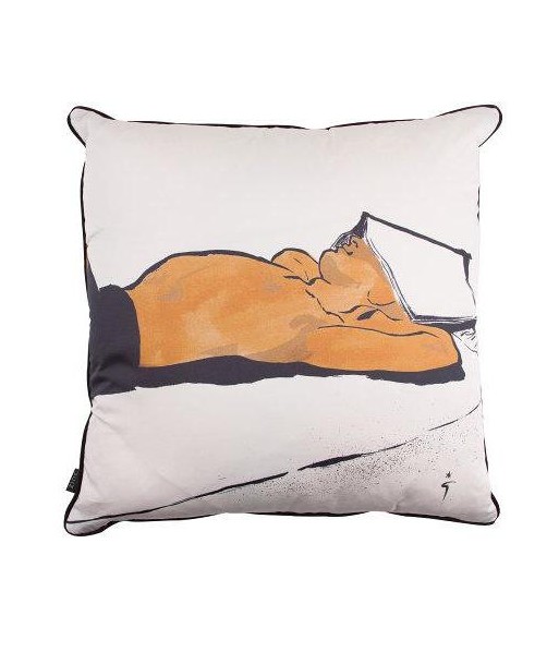 Coussin L'Homme Mystérieux - Doré destockage