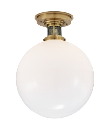 McCarren Medium Brass Ceiling Light s'inspire de l'anatomie humaine