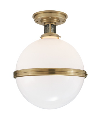 McCarren Large Brass Ceiling Light prix