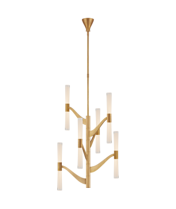 Brenta Medium Brass Chandelier Toutes les collections ici