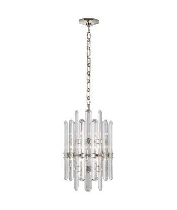 Bonnington Tall Nickel Chandelier soldes