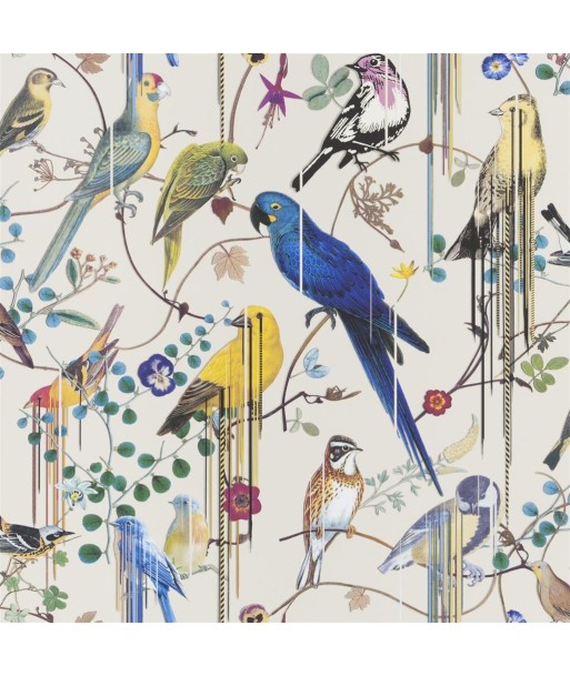 Papier Peint CL Birds Sinfonia Jonc de l' environnement