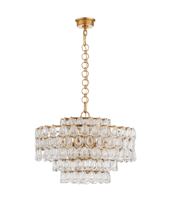 Liscia Medium Gold Chandelier Jusqu'à 80% De Réduction