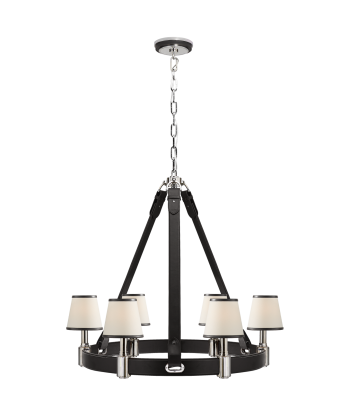 Chandelier Riley Medium Nickel - Chocolat pas chere