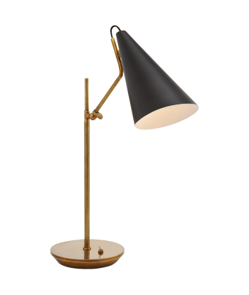 Lampe de Table Clemente - Laiton - Noir solde