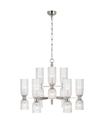 Asaela Medium Nickel Chandelier la chaussure