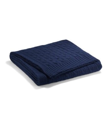 Plaid Cable Cachemire torsadé Polo Navy pour bénéficier 