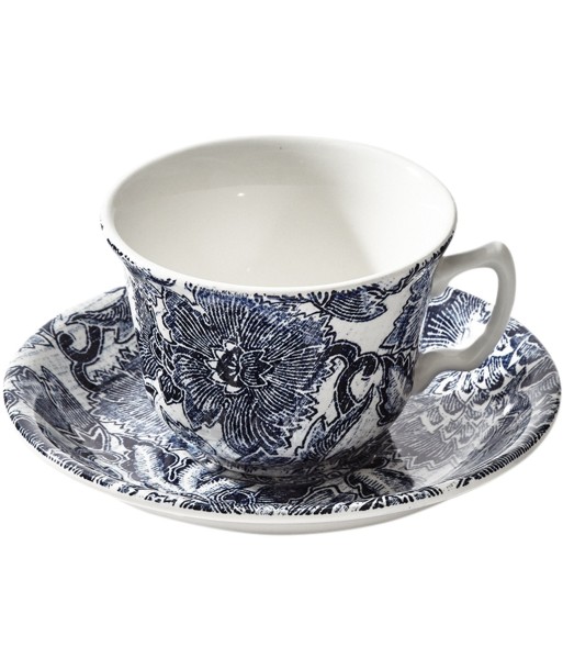 Tasse à thé et soucoupe Faded Peony Indigo 50-70% off 