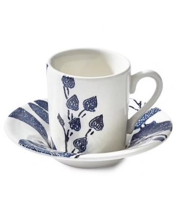 Tasse à expresso Garden Vine Indigo basket pas cher