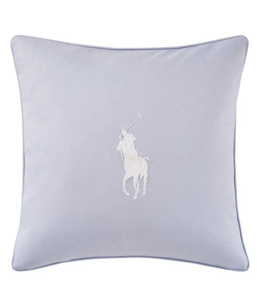 Coussin Bleu Crème Pony Blanc sur le site 