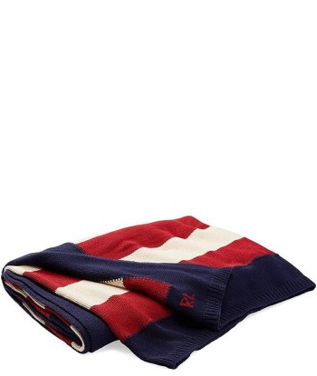 Plaid coton drapeau RL livraison gratuite