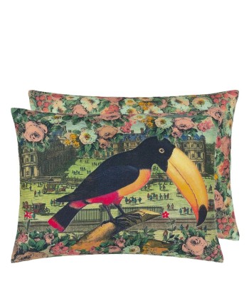 Coussin Toucan Floral Sepia pour bénéficier 