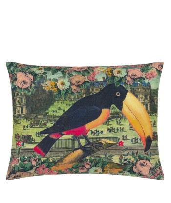 Coussin Toucan Floral Sepia pour bénéficier 