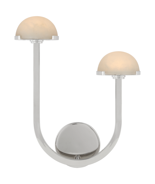 Applique Pedra 15'' Asymétrique Droite - Nickel en ligne des produits 