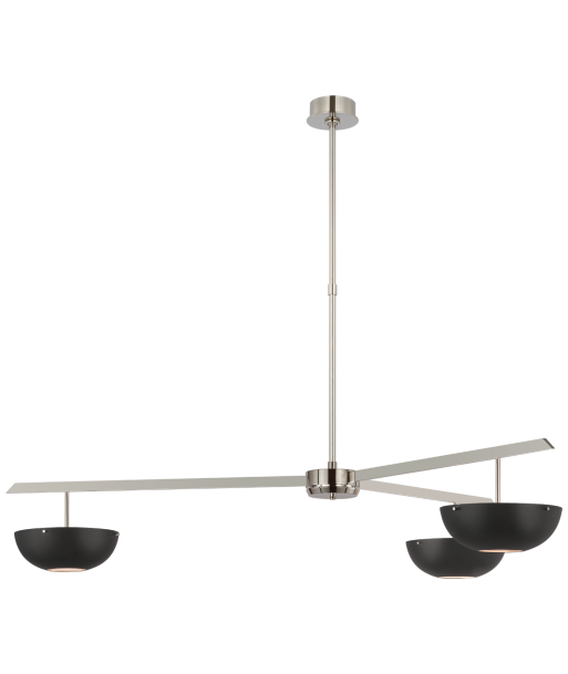 Valencia Extra Large Matte Black Nickel Chandelier 50% de réduction en Octobre 2024