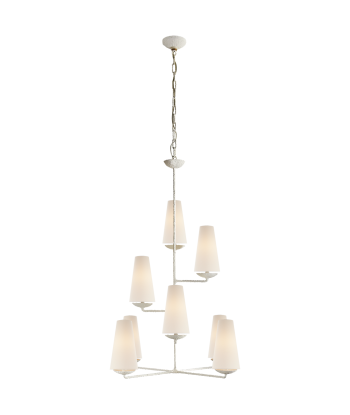 Vertical Plaster Fountain Chandelier offre 