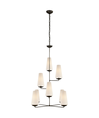 Vertical Fountain Chandelier Aged Iron offre 