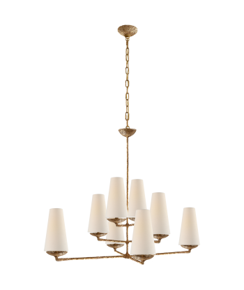 Fountain Chandelier Large Offset Gold Plaster prix