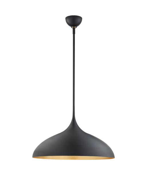 Agnes Large Matt Black Pendant Lamp hantent personnes