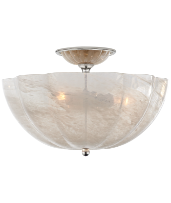 Rosehill Nickel Ceiling Light français