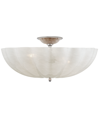 Rosehill Large Nickel Ceiling Light Pour