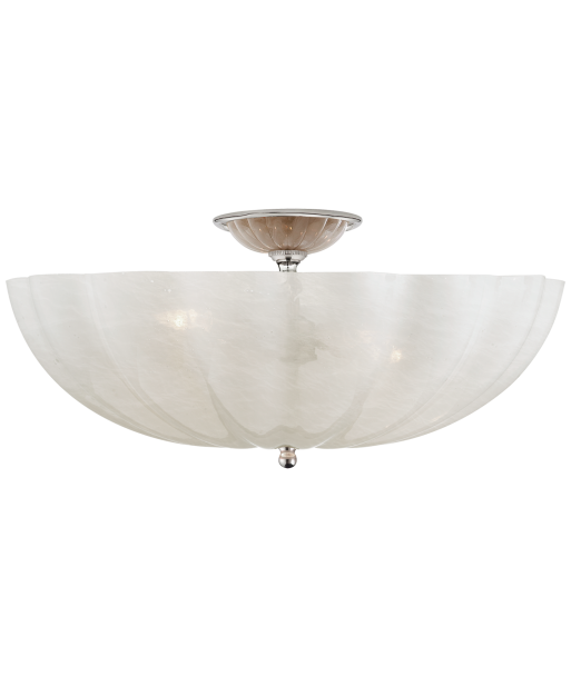 Rosehill Large Nickel Ceiling Light Pour