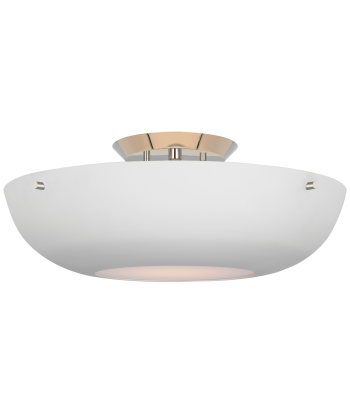 Valencia Ceiling Light 16" Matte White Nickel JUSQU'A -70%! 