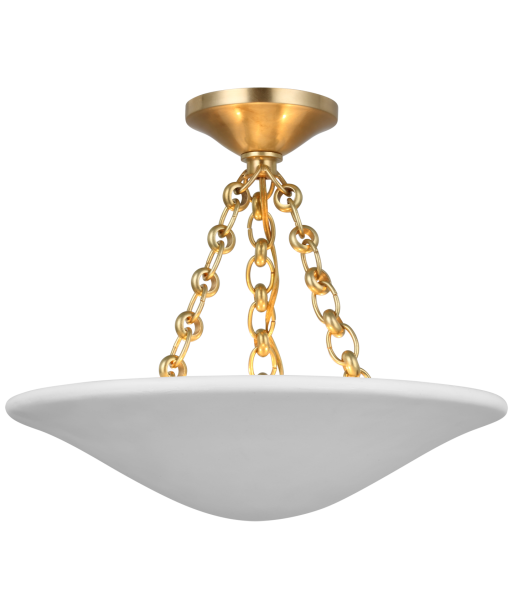 Mollino Ceiling Light 16" Brass soldes