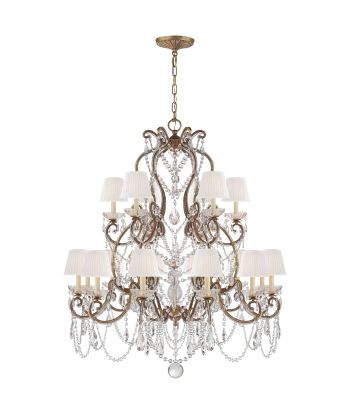 Adrianna Medium Chandelier in Golden Iron de l' environnement