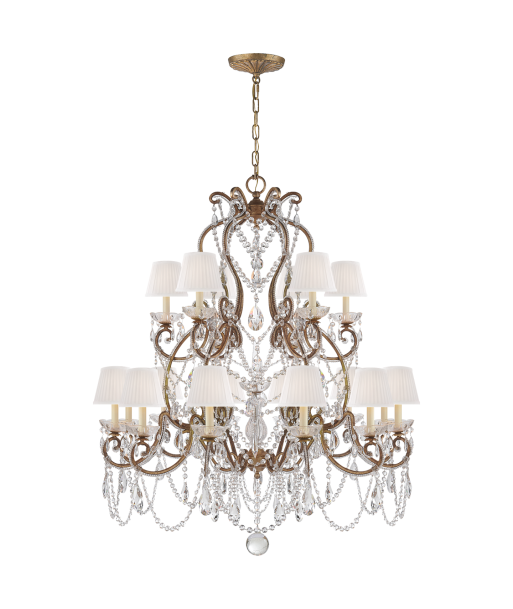 Adrianna Medium Chandelier in Golden Iron de l' environnement