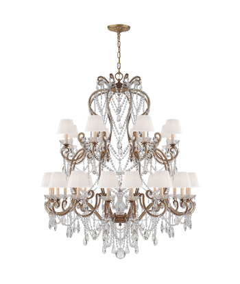 Adrianna Large Golden Iron Chandelier Livraison rapide