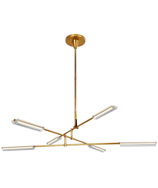 Daley Large Brass Chandelier pas chere