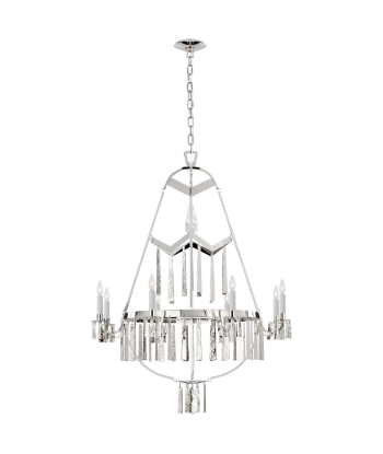 Natalie Large Nickel Chandelier plus qu'un jeu 